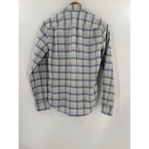 Steven Alan Shirt Men's Extra Small Button Up Made in USA BLUE Casual Adult - Picture 2 of 15